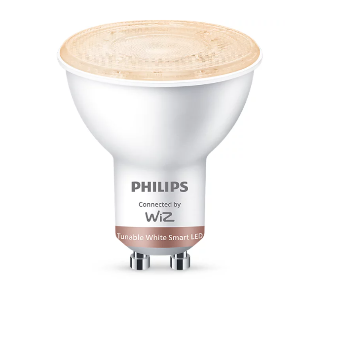 WiZ | Philips Smart WiFi Spot PAR16, 3pcs | GU10 | 4.7 W | Adjustable white
