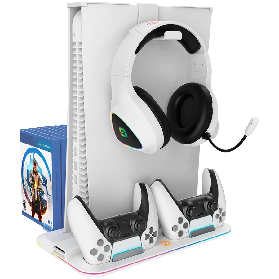 CANYON cooling stand CS-5 RGB PS5 Slim Charge White