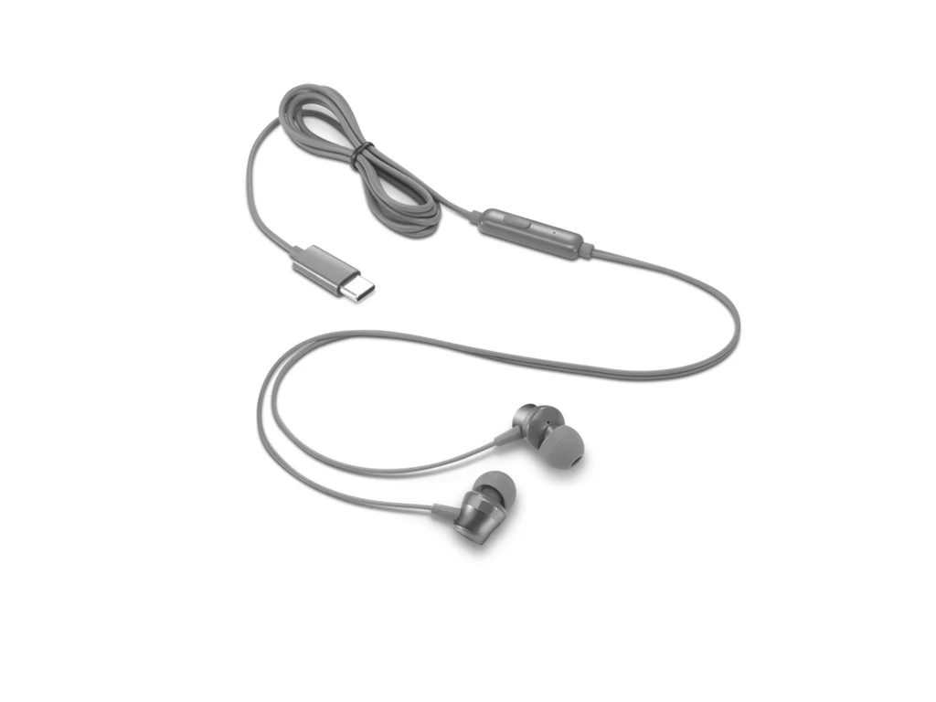Lenovo | 300 USB-C In-Ear Headphone | GXD1J77353 | Built-in microphone | Wired | Grey