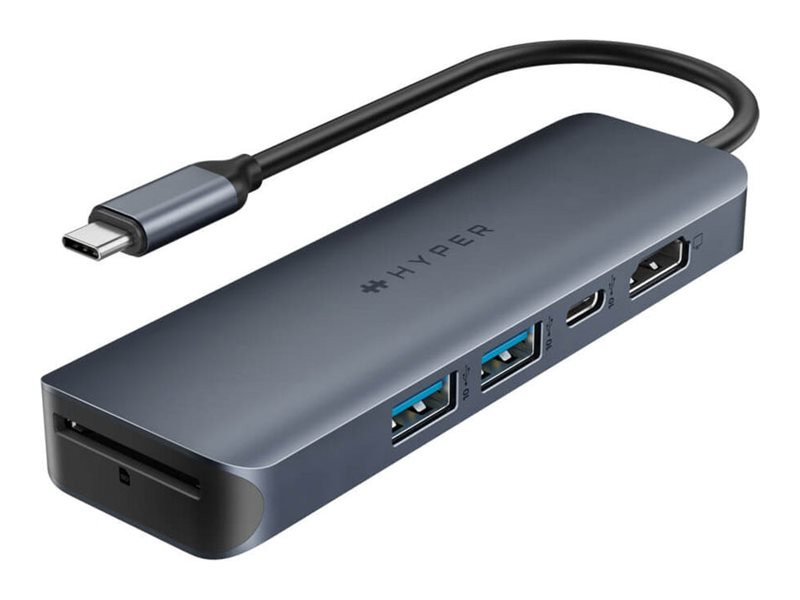 Hyper HyperDrive EcoSmart Gen.2 Universal USB-C 6-in-1 Hub with 100 W PD Power Pass-thru
