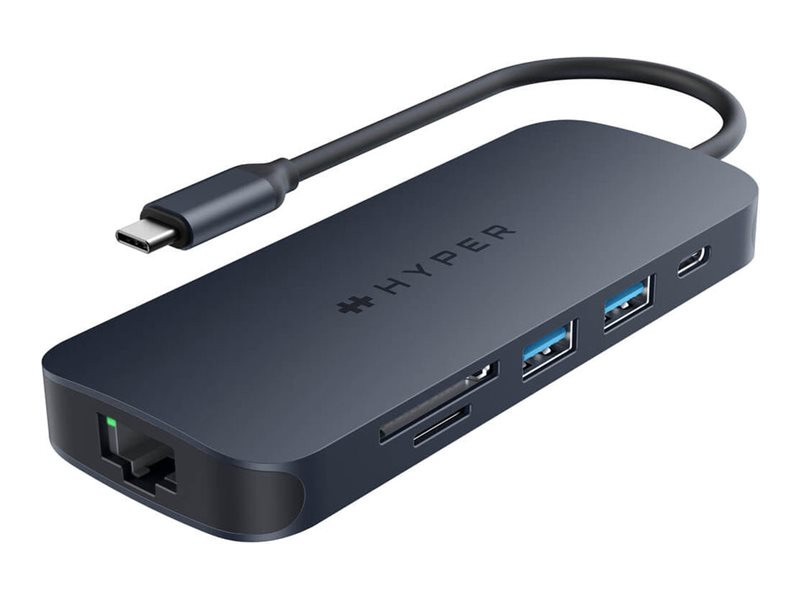 Hyper HyperDrive Next 8 Port USB-C Hub, 140W | Ethernet LAN (RJ-45) ports 1 | HDMI ports quantity 1
