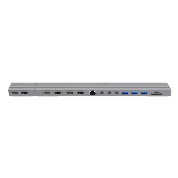Targus HyperDrive 4K 2 x USB 3.2 Gen 2 (3.1 Gen 2) Type-C Hõbe
