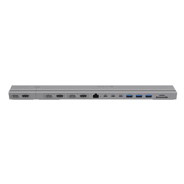 Targus HyperDrive 4K 2 x USB 3.2 Gen 2 (3.1 Gen 2) Type-C Hõbe