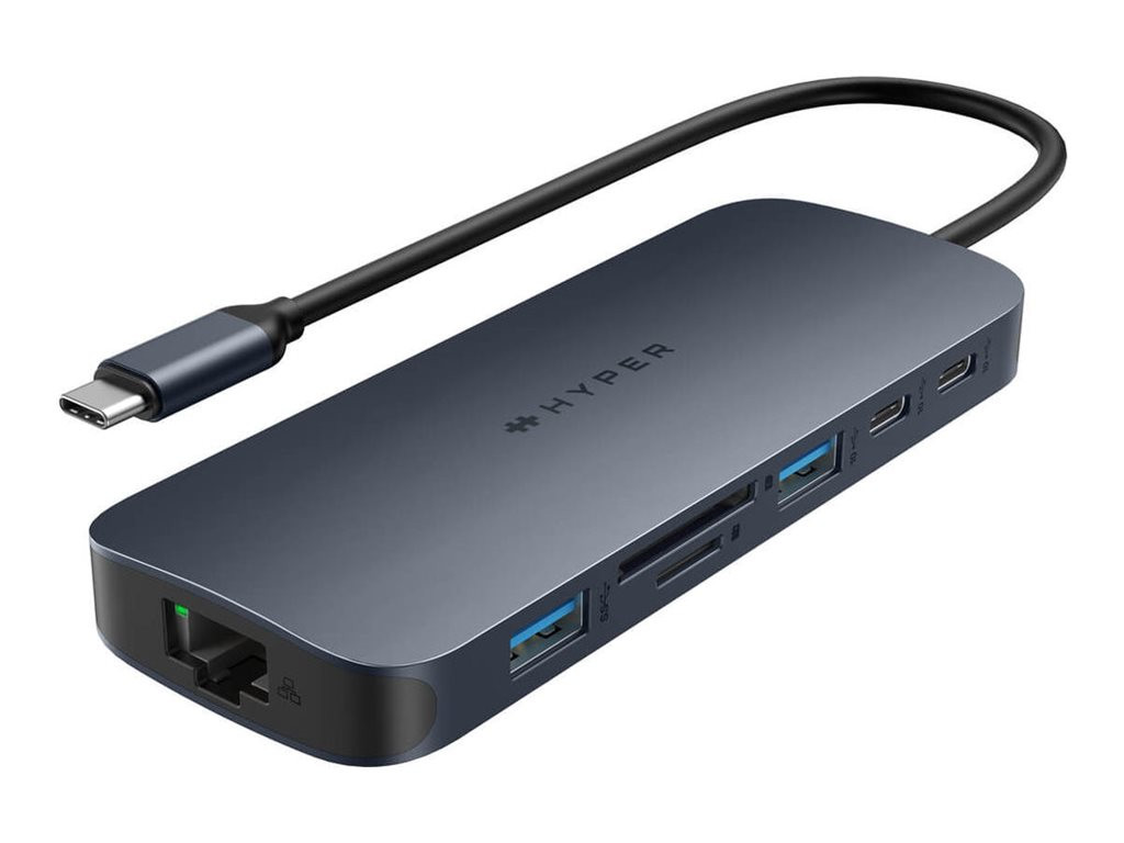 Hyper | HyperDrive EcoSmart Gen.2 Universal USB-C 10-in-1 Hub with 140 W PD3.1 Power Pass-thru | Ethernet LAN (RJ-45) ports 1 | HDMI ports quantity 1