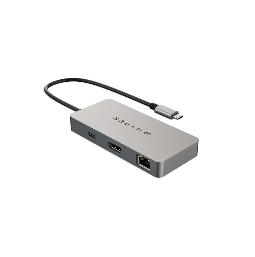 Hyper | HyperDrive WWCB 5-in-1 Hub | Ethernet LAN (RJ-45) ports 1 | HDMI ports quantity 1