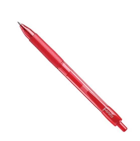 Geelpliiats ''Comfort GP'' FOROFIS, täidetav, punane tint, 0.7mm