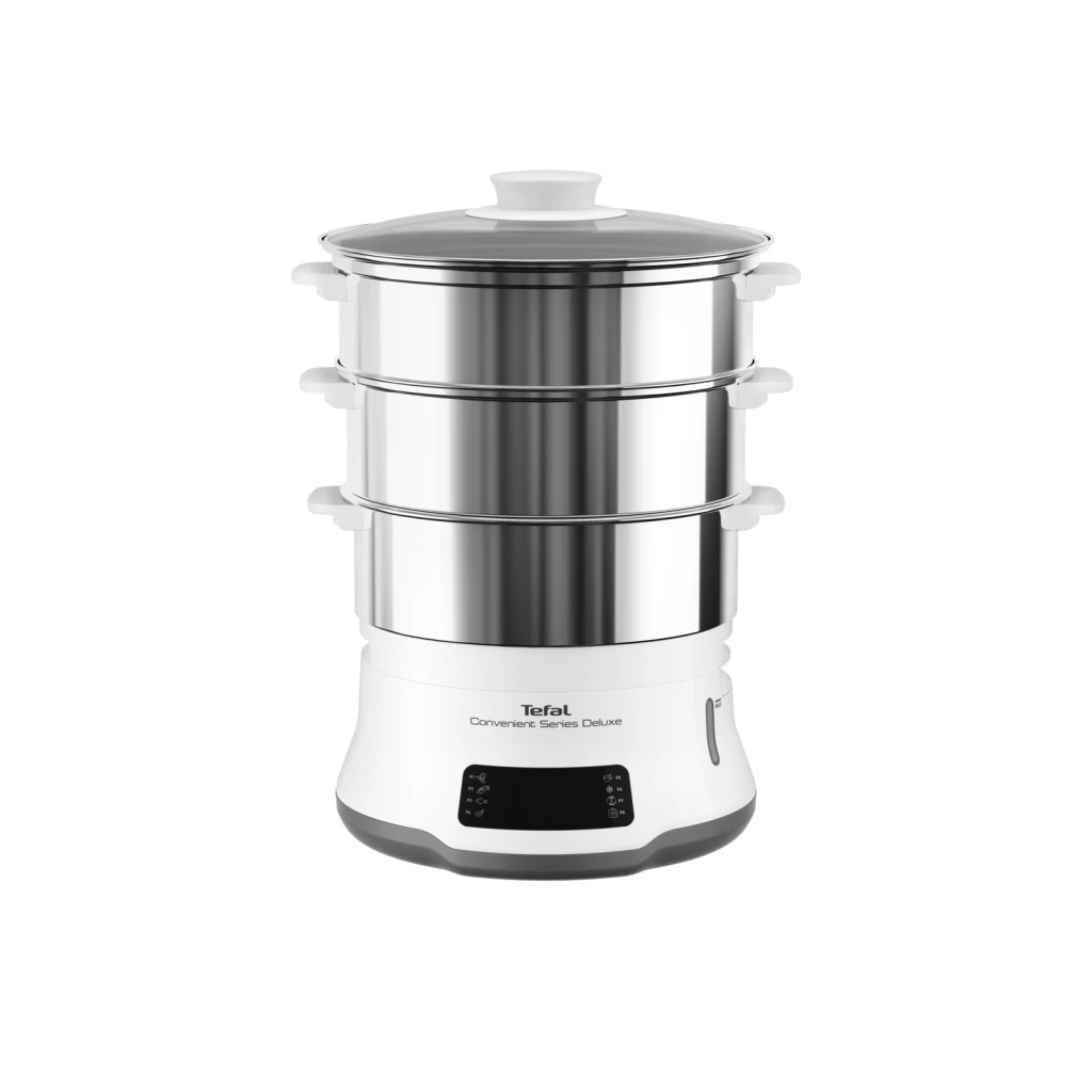TEFAL Steamer Pot | VC502D10 | 0.7 L | Number of programs 8 | White/Stainless Steel