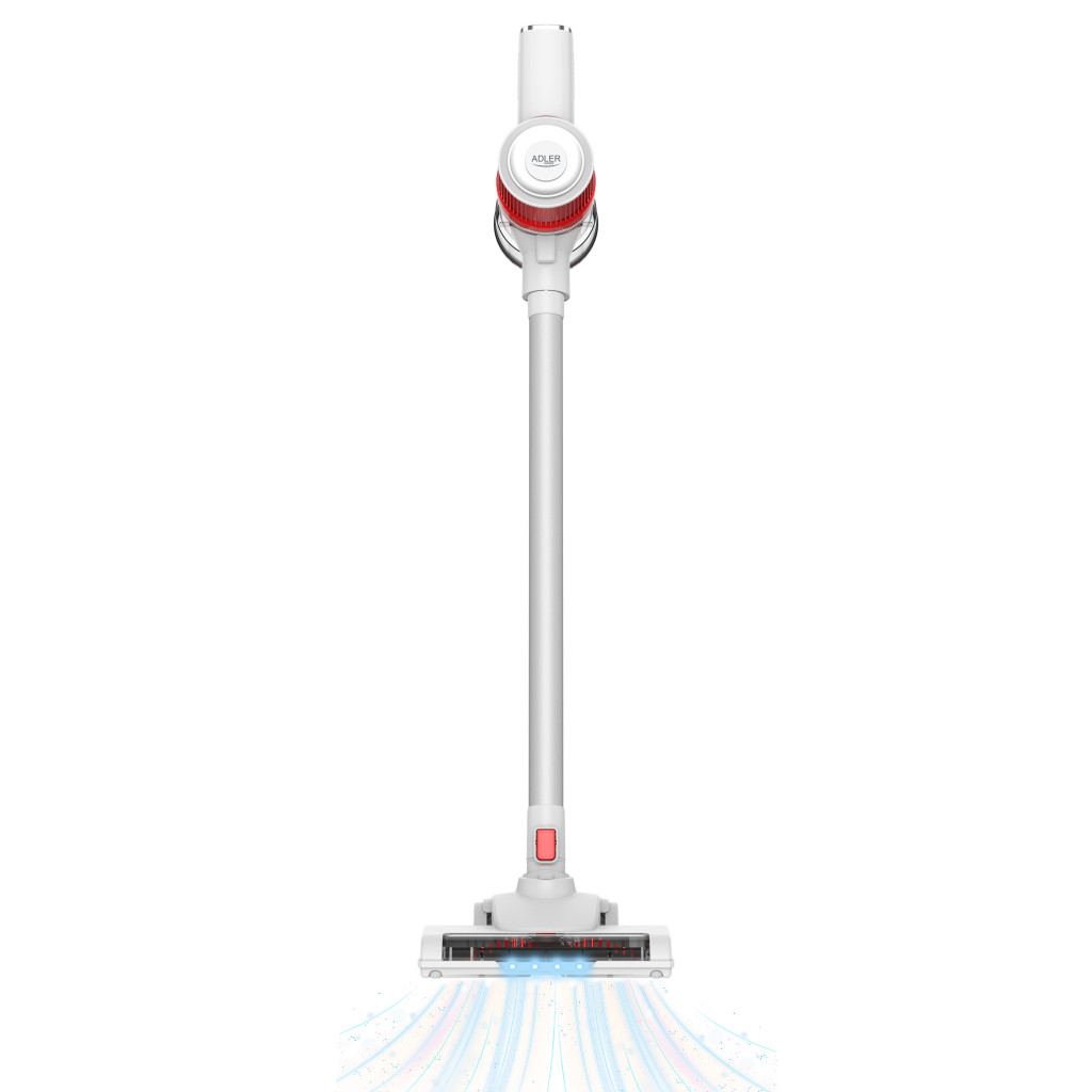 Adler | Vacuum Cleaner | AD 7051 | Cordless operating | 300 W | 22.2 V | Operating time (max) 30 min | White/Red