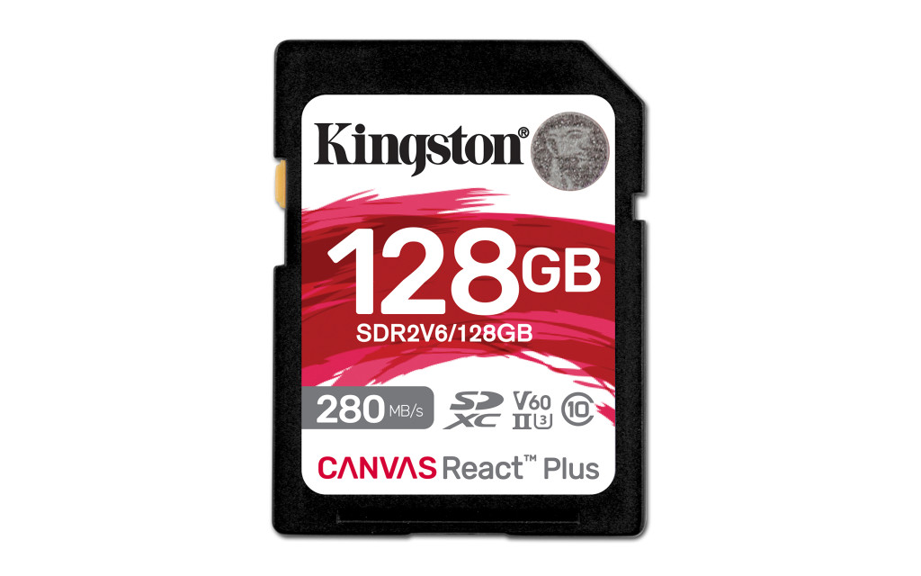 KINGSTON 128GB Canvas React Plus SDXC