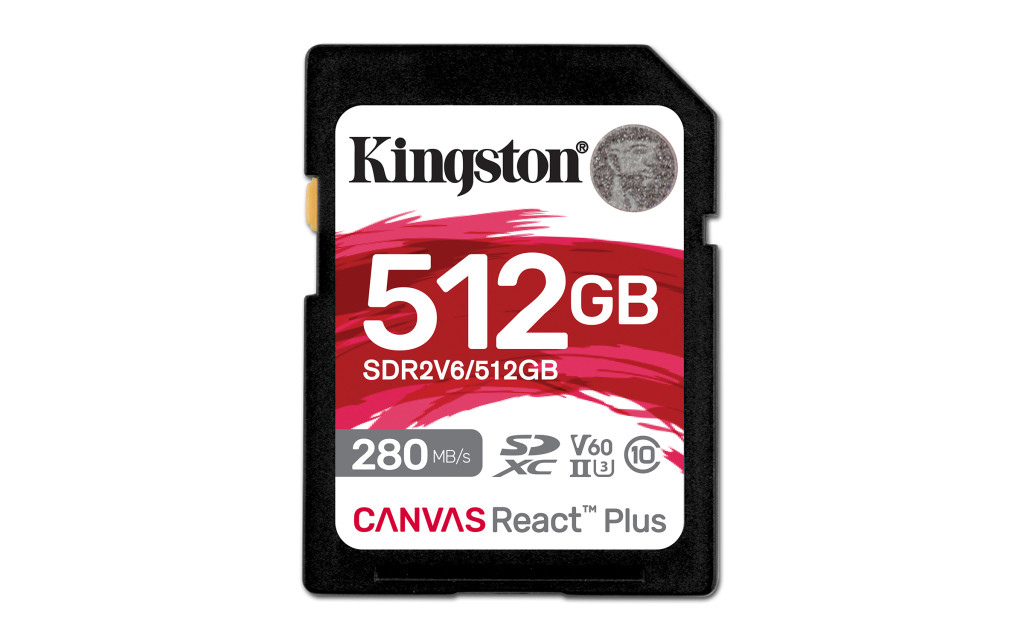 KINGSTON 512GB Canvas React Plus SDXC