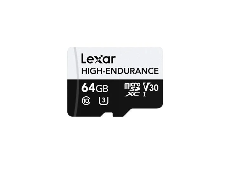Lexar Flash Memory Card | High-Endurance | 64 GB | microSDHC | Flash memory class UHS-I