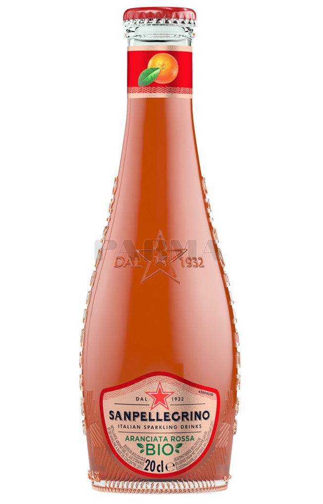 S.PELLEGRINO Naturali Aranciata Rossa 200 ml, klaas