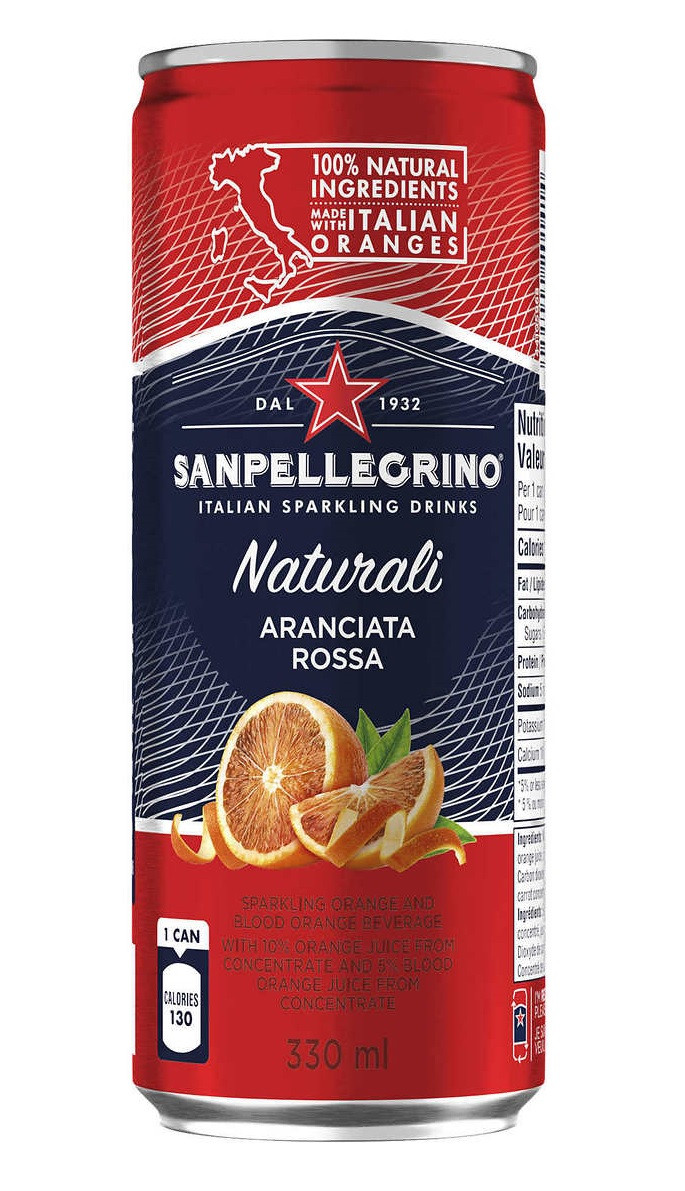 Karastusjook, S.PELLEGRINO Naturali Aranciata Rossa 330 ml, purk (kogus 24 tükki)