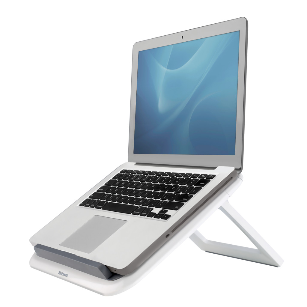 Fellowes Quick Lift I-Spire laptop stand - white | Fellowes