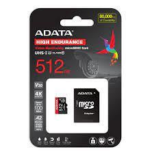 MEMORY MICRO SDXC 512GB W/AD./AUSDX512GUI3V30SHA2-RA1 ADATA