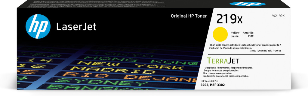 HP 219X HY Yellow Org LJ Toner Cartridge