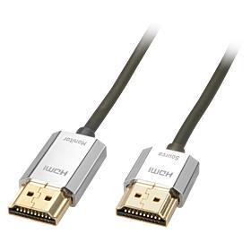 Lindy 41676 HDMI-kaabel 4,5 m HDMI tüüp A (Standard) Must, Kuld, Hõbe