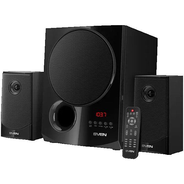 Speakers SVEN MS-2080, black (70W, FM, USB/SD, Display, RC, Bluetooth)