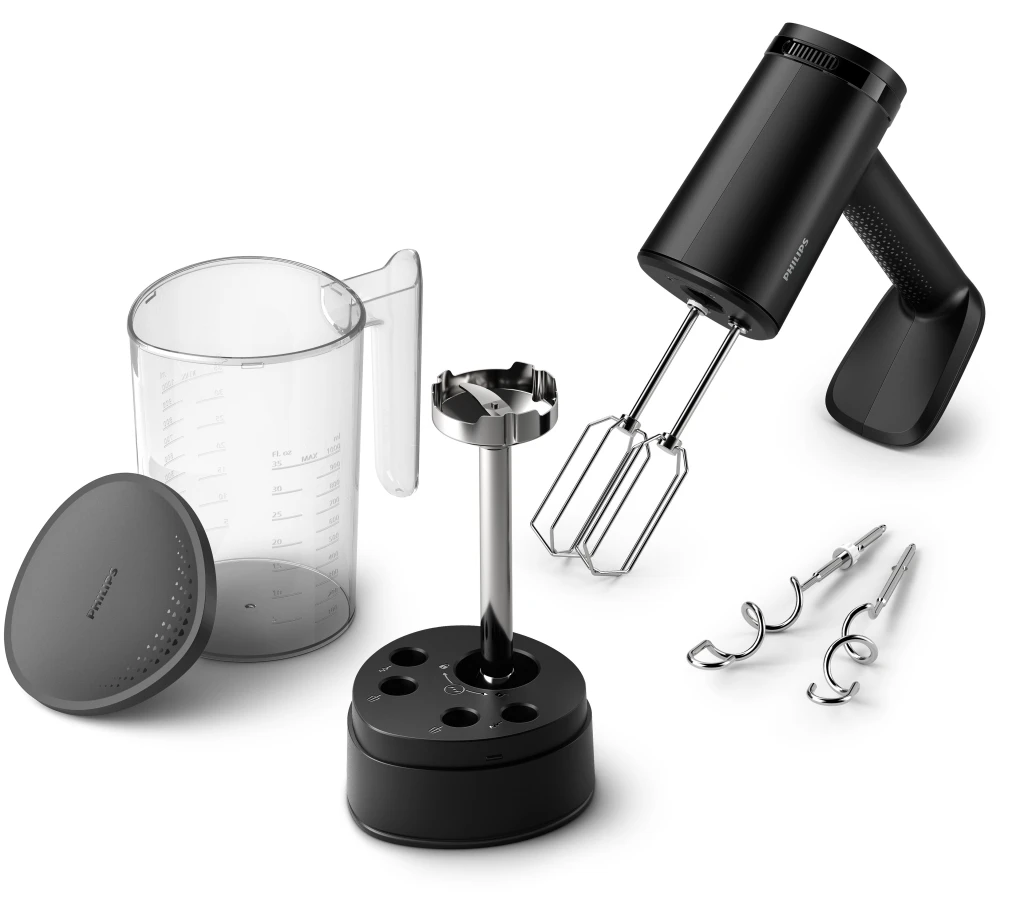 Philips | Mixer | HR3781/10 500 Series | Hand Mixer | 500 W | Number of speeds 5 | Turbo mode | Black