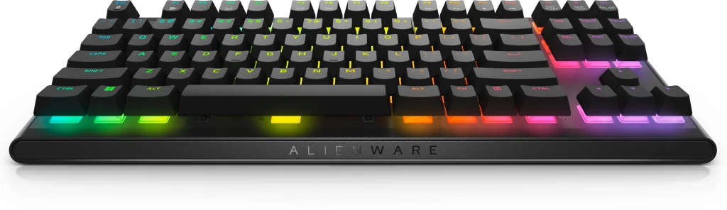 Dell Alienware Tenkeyless AW420K | Gaming Keyboard | Wired | EN | Dark Side of the Moon | CHERRY MX Red