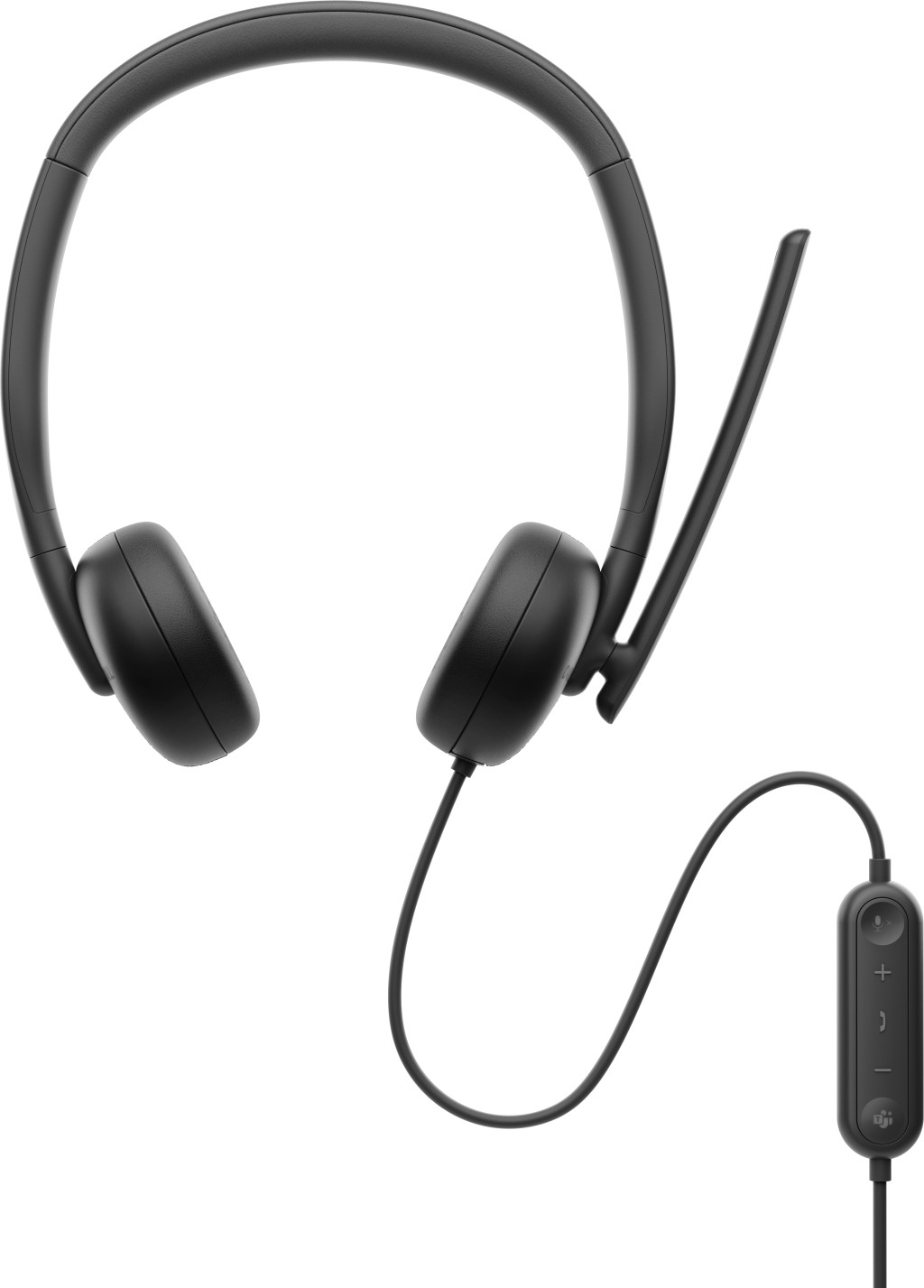 DELL WH3024 Kõrvaklapp Juhtmega ühendatud Peavõru Kõned/muusika USB tüüp-C Must