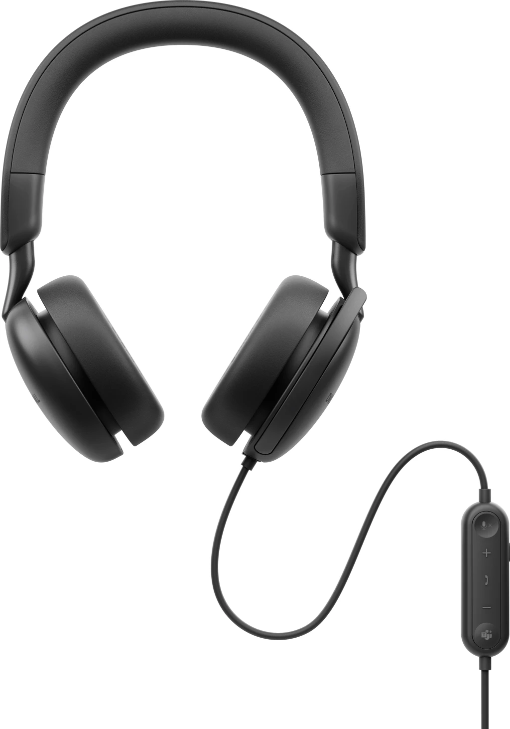 Dell | Pro Wired On-Ear Headset | WH5024 | Built-in microphone | USB Type-A | Black | ANC