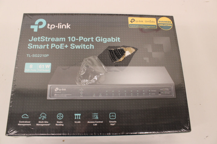 SALE OUT.  | TP-LINK Switch | TL-SG2210P | Web Managed | Desktop | SFP ports quantity 2 | PoE ports quantity 8 | Power supply type External | 36 month(s) | DAMAGED PACKAGING, SMOLL  SCRATCHED ON TOP