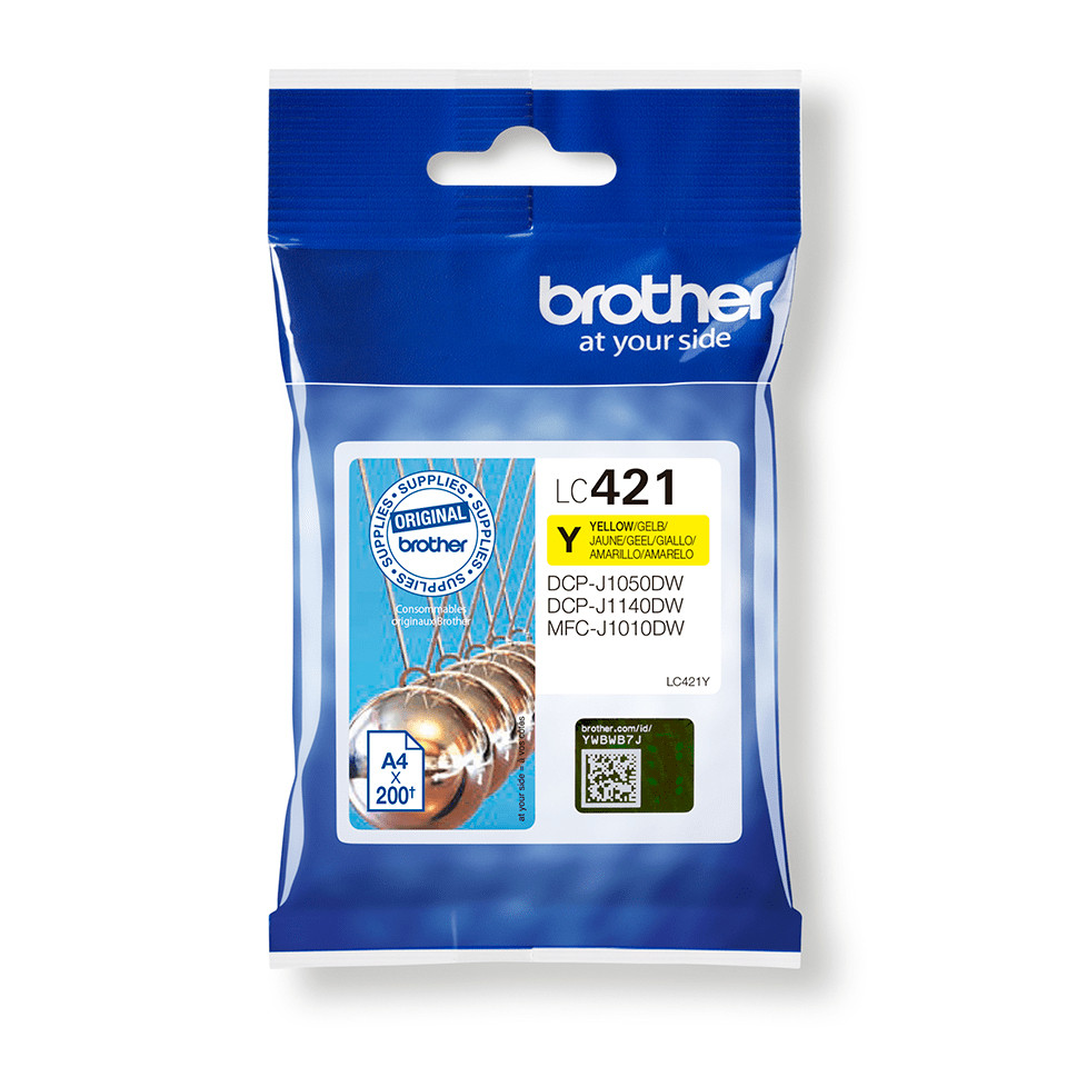 Brother LC421Y Ink Cartridge Yellow | Brother