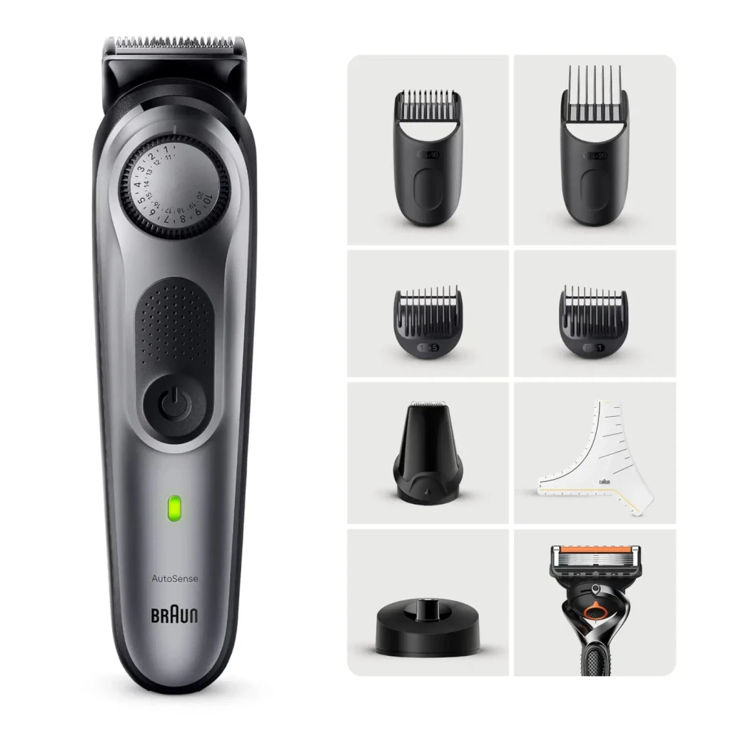 Braun | Beard Trimmer | BT7420 | Cordless | Number of length steps 40 | Black