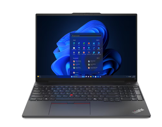 Lenovo | ThinkPad E16 | Black | 16 " | IPS | WUXGA | 1920 x 1200 pixels | Anti-glare | AMD Ryzen 5 | 7535HS | 16 GB | SO-DIMM DDR5 | Solid-state drive capacity 512 GB | AMD Radeon 660M Graphics | Windows 11 Pro | 802.11ax | Bluetooth version 5.3 | Keyboard language English | Keyboard backlit | Warranty 24 month(s) | Battery warranty 12 month(s)