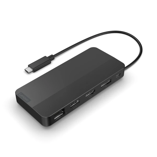 Lenovo | USB-C Dual Display Travel Dock w/o Adapter | 40B90000WW | Ethernet LAN (RJ-45) ports 1 | USB 3.0 (3.1 Gen 1) ports quantity 1 x USB-A 10 Gbps, 2 x USB-C 10 Gbps | HDMI ports quantity 1 | 65 W | Warranty 36 month(s)