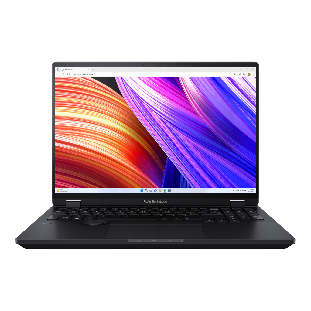 Asus | Studiobook Pro 16 OLED H7604JV-MY067W | Mineral Black | 16 " | OLED | Touchscreen | 3200 x 2000 pixels | Glossy | Intel Core i9 | i9-13980HX | 32 GB | DDR5 SO-DIMM | SSD 1000 GB | Intel UHD Graphics | NVIDIA GeForce RTX 4060 Laptop GPU | Windows 11 Home | 802.11ax) | Bluetooth version 5.3 | Keyboard language US | Keyboard backlit | Warranty 