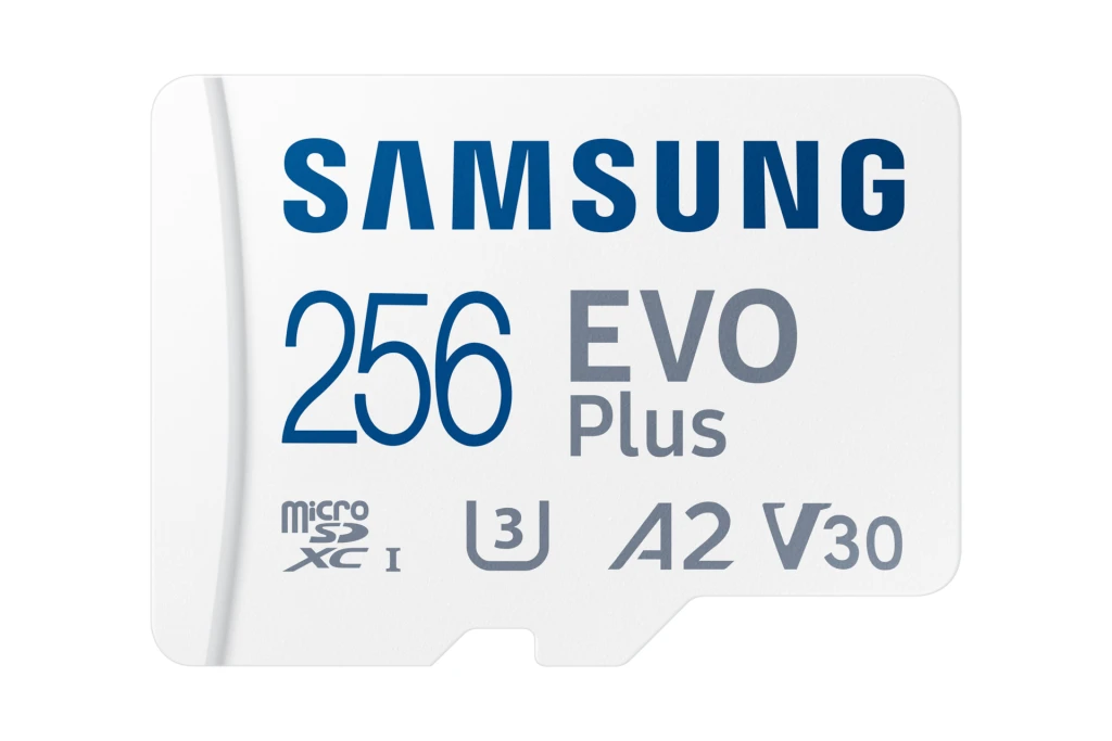 Samsung | MicroSD Card | EVO Plus | 256 GB | microSDXC Memory Card | Flash memory class U3, V30, A2