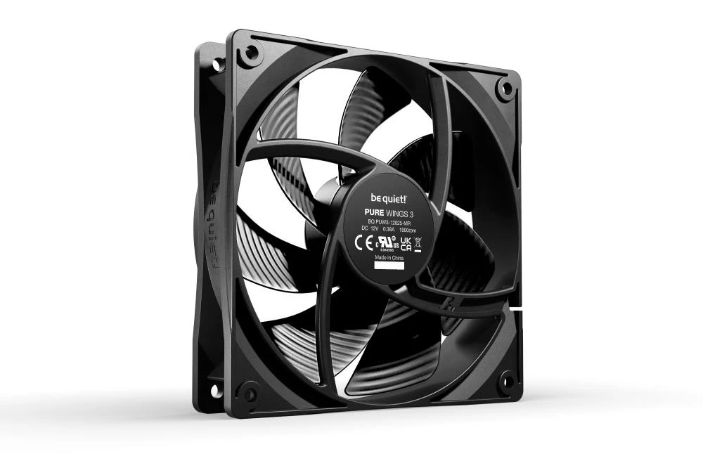 be quiet! Pure Wings 3 120mm Arvuti korpus Ventilaator 12 cm Must 1 tk