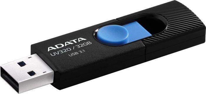 ADATA UV320 USB-välkmälu 32 GB USB tüüp A 3.2 Gen 1 (3.1 Gen 1) Must, Sinine