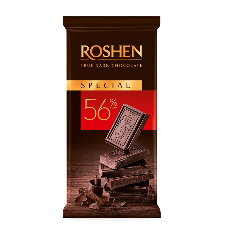 Tume šokolaad ROSHEN Special 85g (kogus 2 tükki)