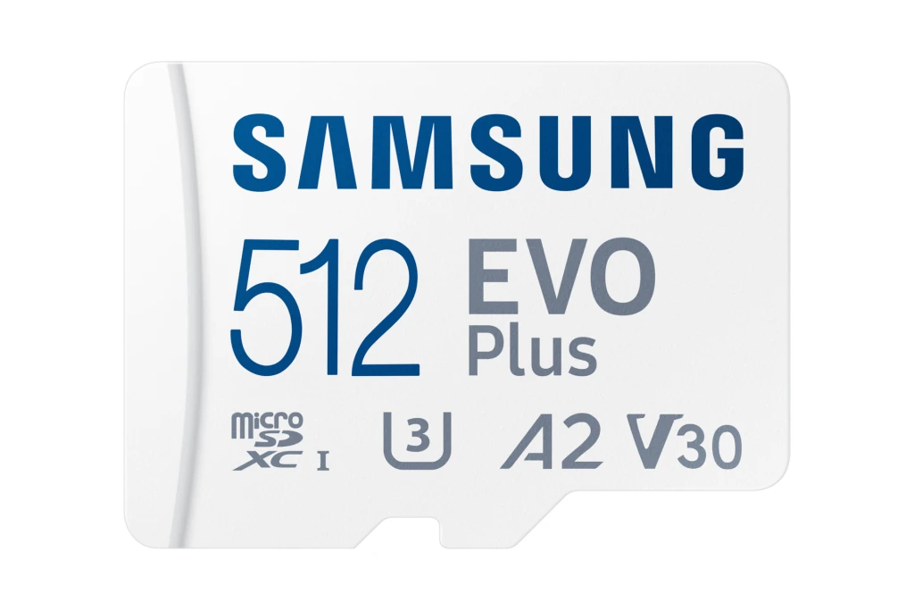 Samsung | microSD Card | EVO Plus | 512 GB | microSDXC | Flash memory class 10
