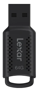 Lexar | USB Flash Drive | JumpDrive V400 | 64 GB | USB 3.0 | Black