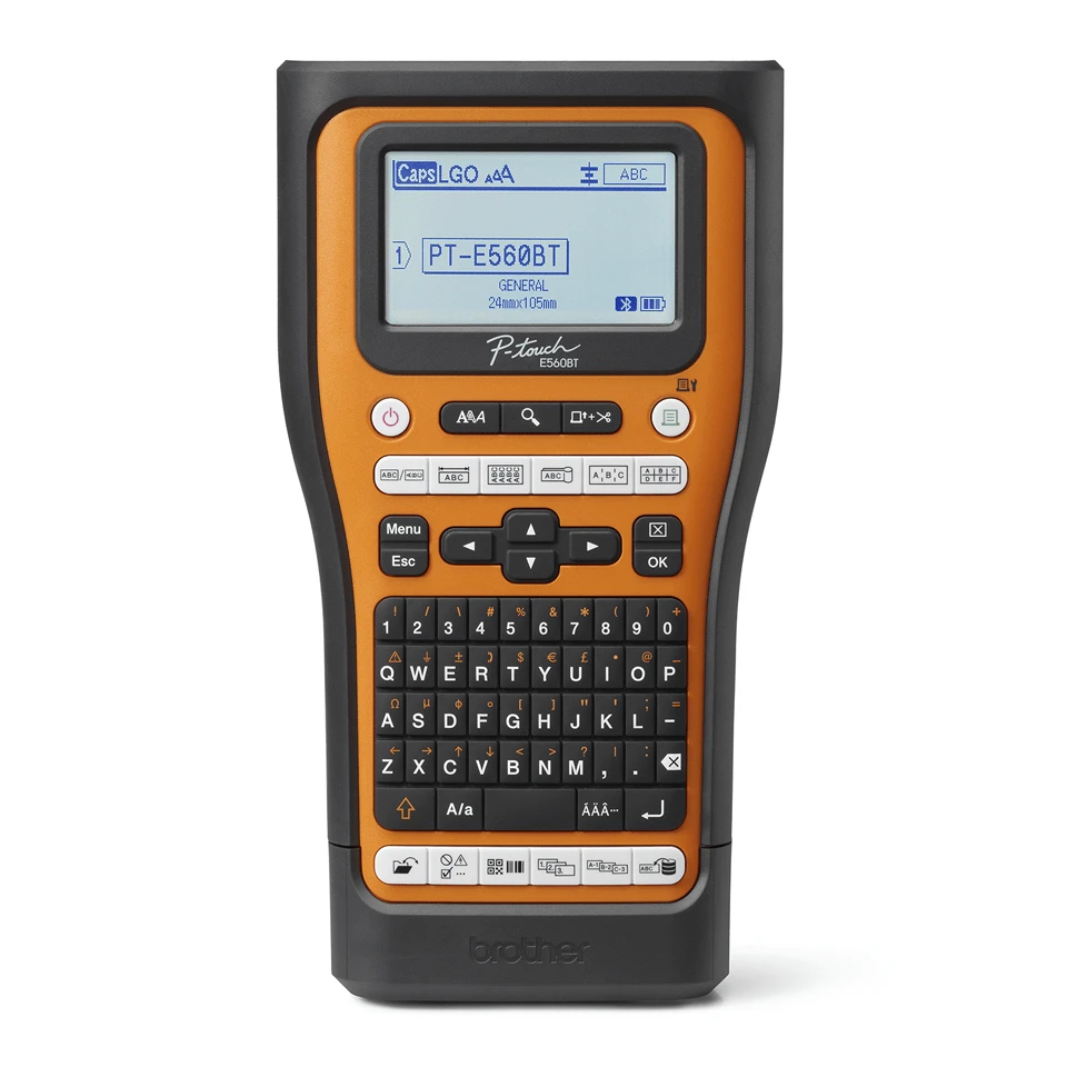 Brother PTE560BTVPQL1 sildiprinter Termosiirde printimismeetod 180 x 180 DPI 20 mm/s Juhtmega ühendatud & juhtmevaba HSE/TZe Bluetooth QWERTY