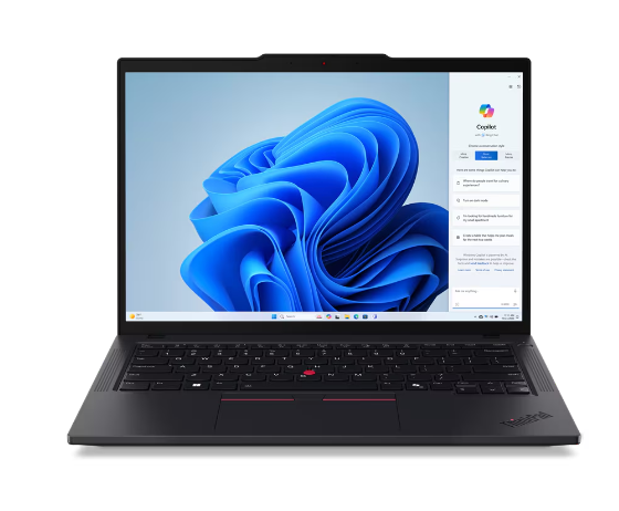 Lenovo ThinkPad T14 | Black | 14 " | IPS | WUXGA | 1920 x 1200 pixels | Anti-glare | Intel Core U7 | 155U | 32 GB | SO-DIMM DDR5 | Solid-state drive capacity 1000 GB | Intel Graphics | Windows 11 Pro | 802.11ax | Bluetooth version 5.3 | LTE Upgradable | Keyboard language Nordic | Keyboard backlit | Warranty 36 month(s) | Battery warranty 12 month(s