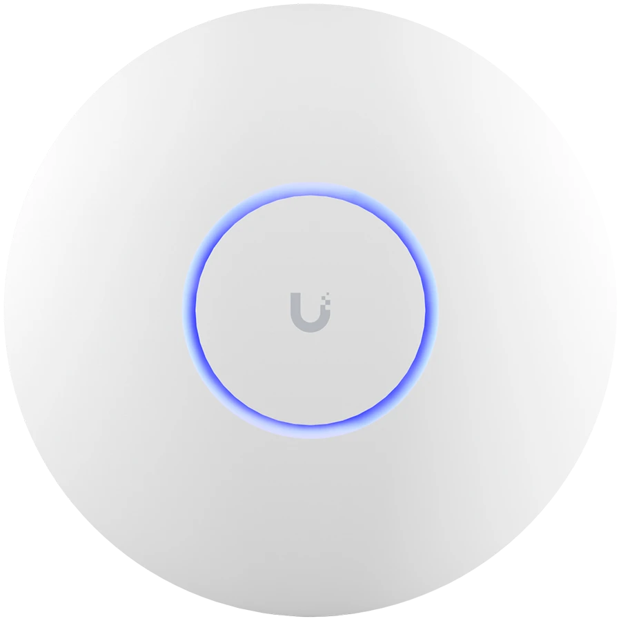 UBIQUITI U7-PRO Ceiling-mount WiFi 7 AP with 6 GHz support, 2.5 GbE uplink, and 9.3 Gbps over-the-air speed, 140 m² (1,500 ft²) coverage