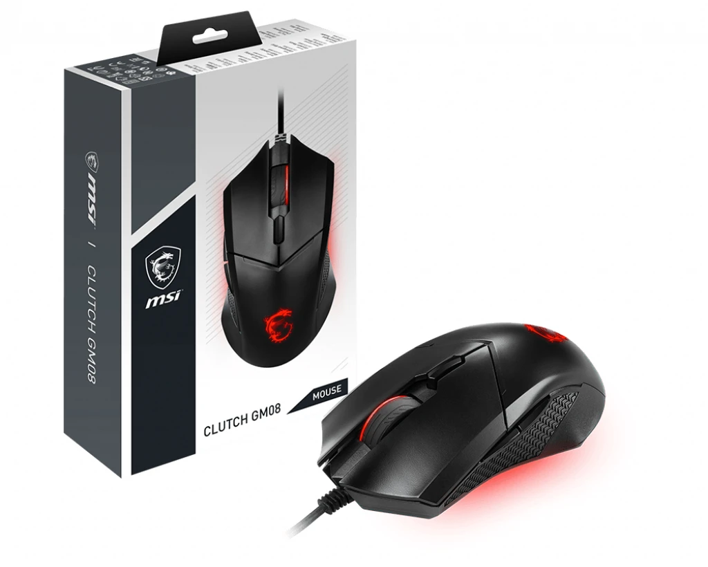 MSI | Clutch GM08 | Gaming Mouse | USB 2.0 | Black