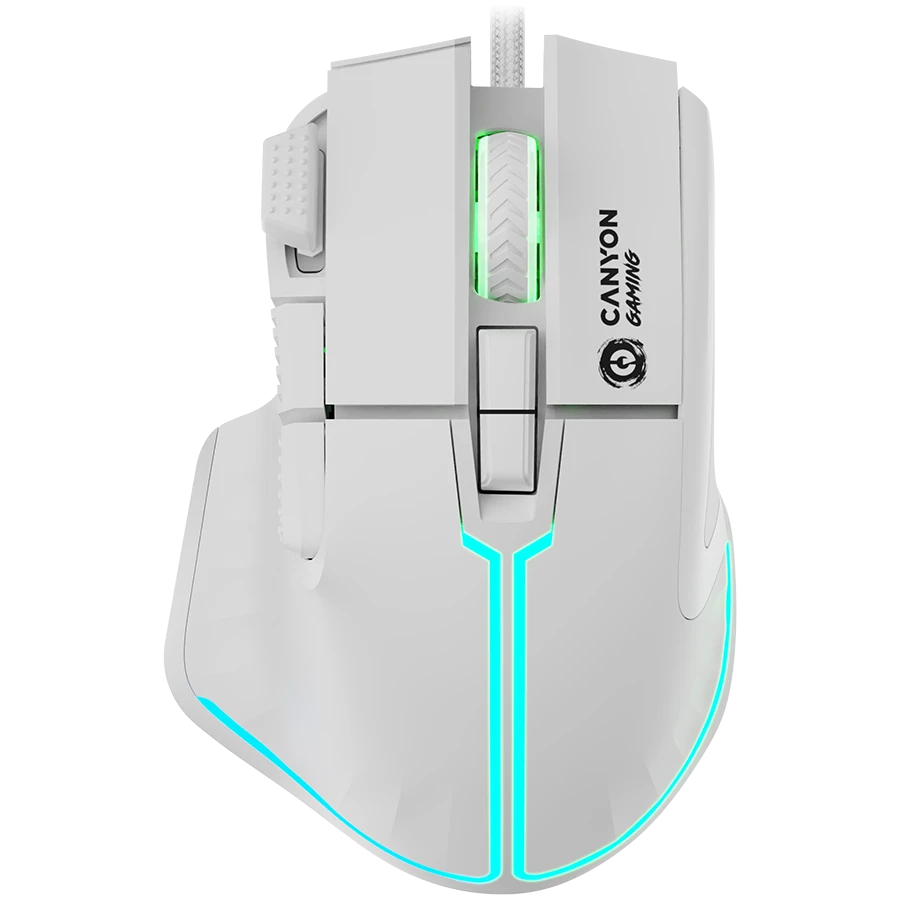 CANYON mouse Fortnax GM-636 RGB 9buttons Wired White