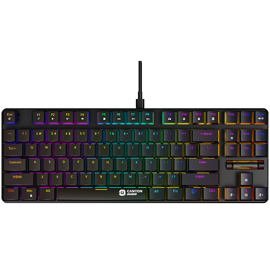 CANYON keyboard Cometstrike TKL GK-50 EN/RU Wired