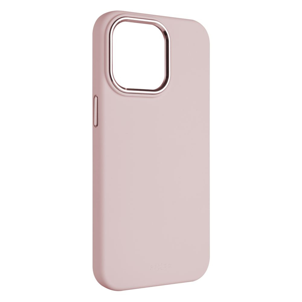 Fixed | MagFlow | Back cover | Apple | iPhone 15 Pro | Liquid silicon | Pink