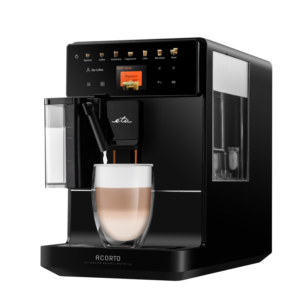 ETA | Coffee Machine | ETA918090000 Acorto | Pump pressure 19 bar | Built-in milk frother | Automatic | 1400 W | Black