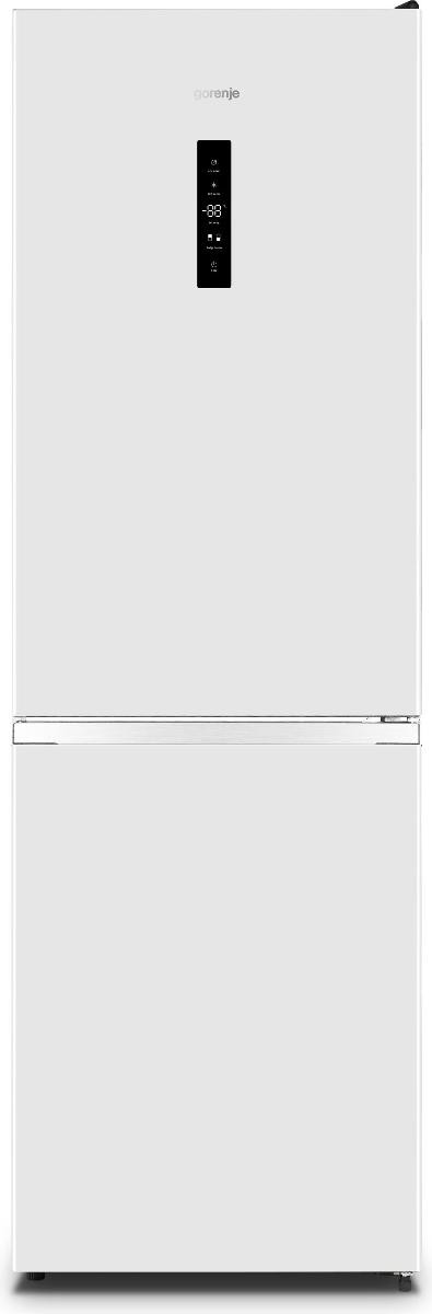 Gorenje N619EAW4 | Energy efficiency class E | Free standing | Combi | Height 186 cm | No Frost system | Fridge net capacity 207 L | Freezer net capacity 97 L | Display | 39 dB | White