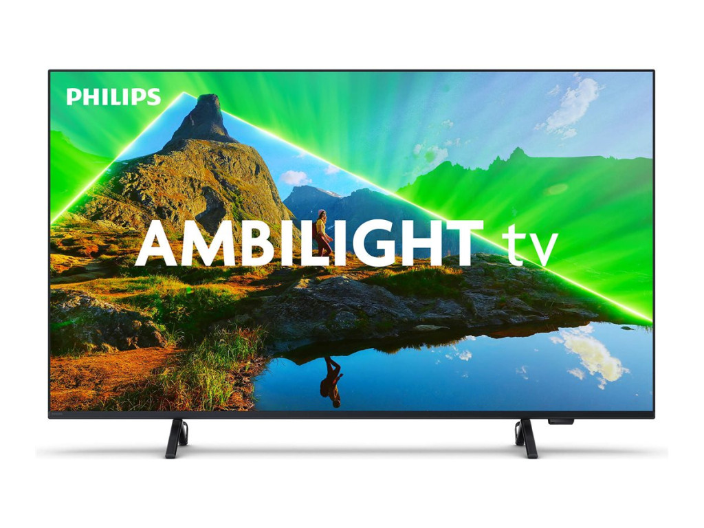 Philips LED Ambilight TV | 55PUS8319/12 | 55 | Smart TV | Titan | 4K UHD | Black