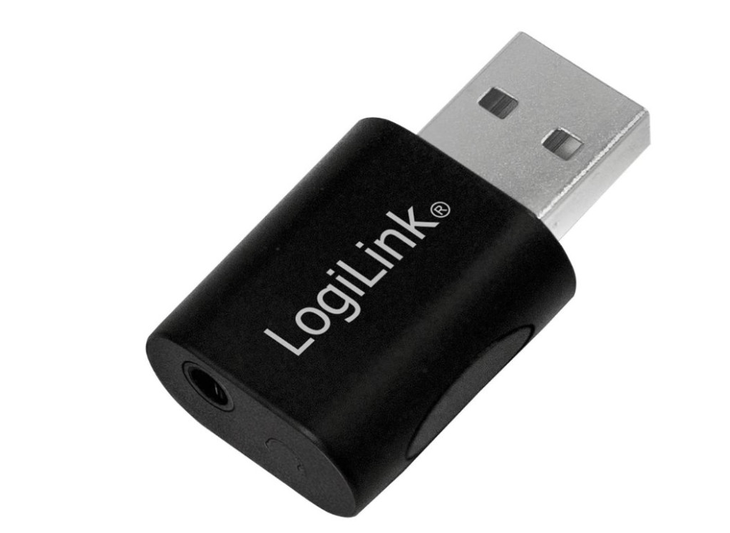 Logilink UA0299 USB 2.0 Adapter Audio USB-A/M kuni 3,5 mm 4-Pin/F must