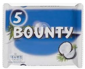 Šokolaadibatoon BOUNTY 5-pakk 5x 57g